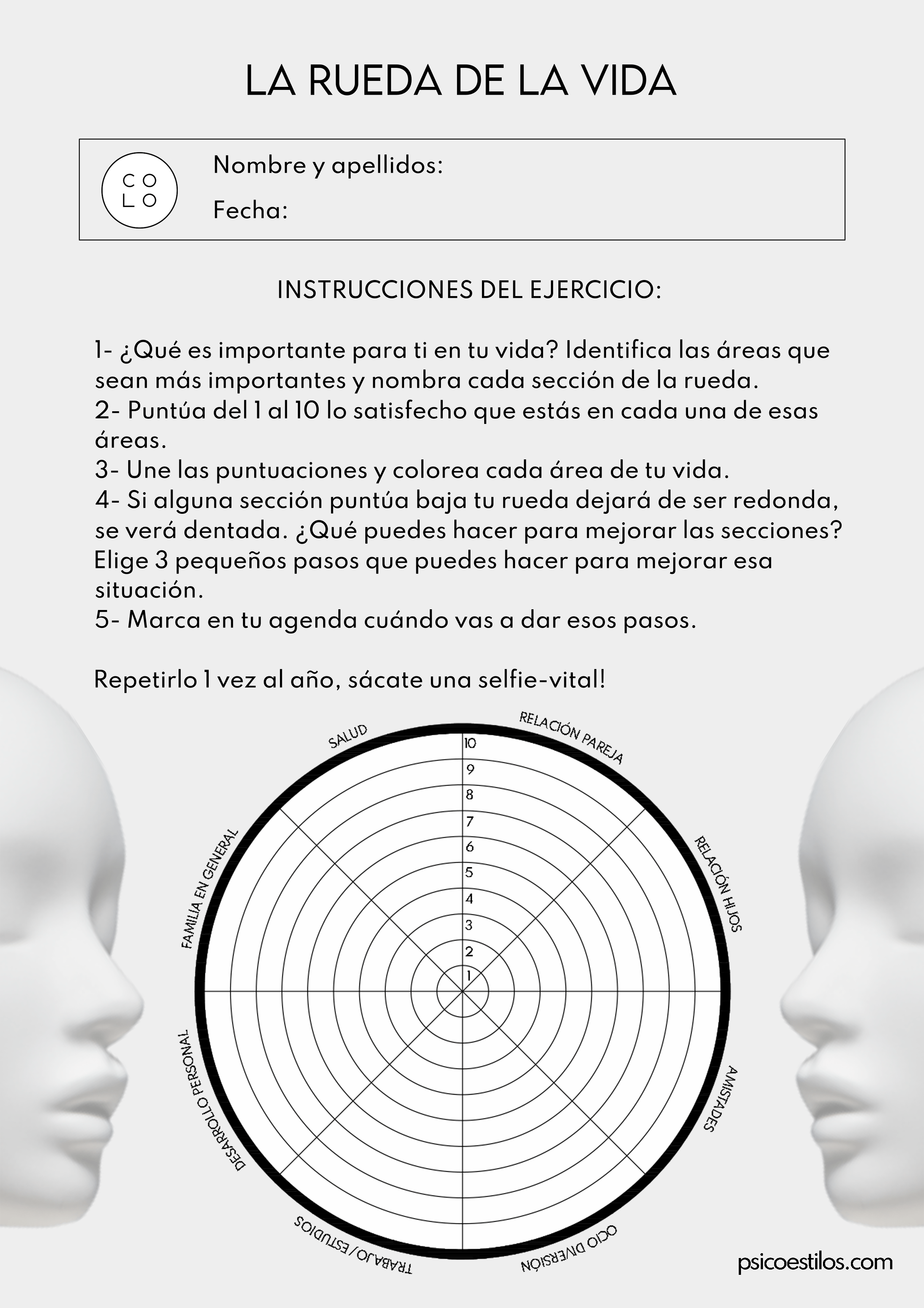 Rueda de la Vida by Psicoestilos