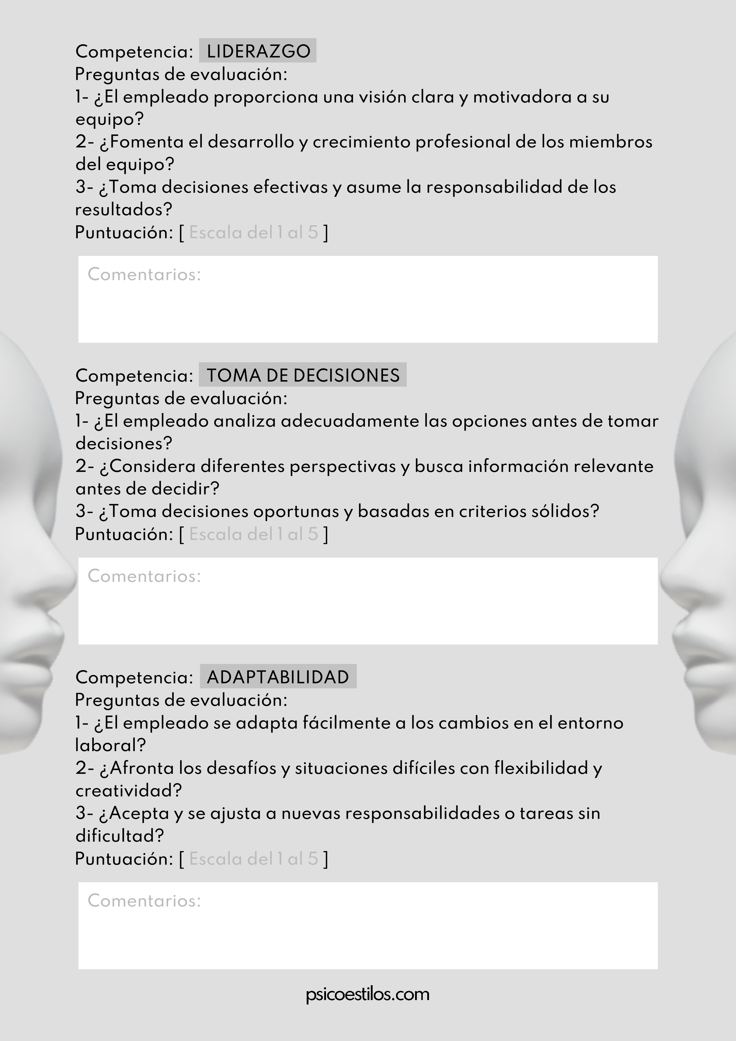 Evaluación 360º /3 Modelo ejemplo educativo