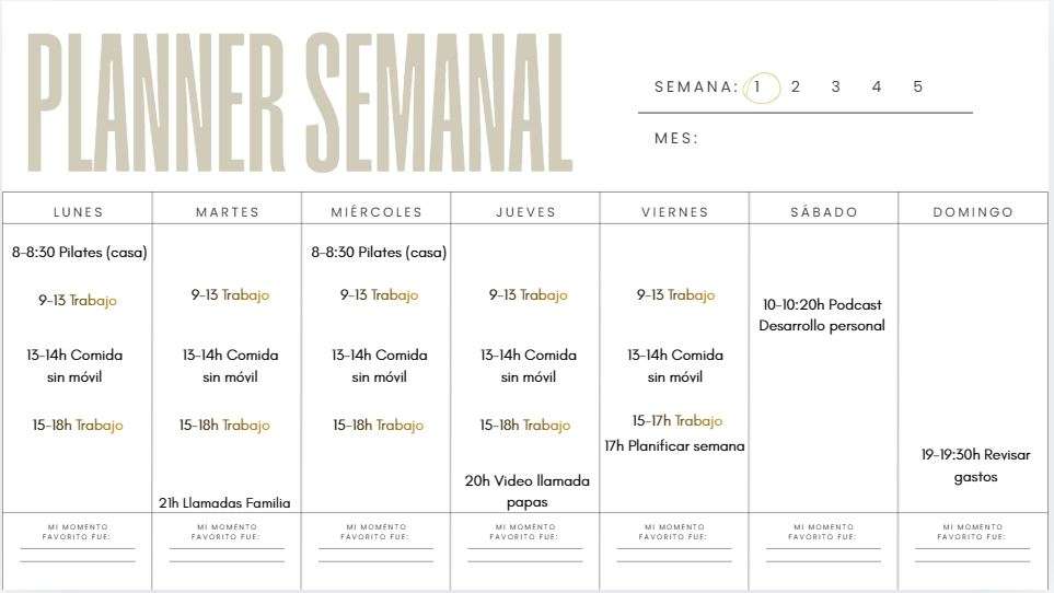 Calendario de vida by Psicoestilos